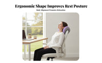 Thick Padded Chair Headrest Pillow Contoured Head Cushion Ergonomic Workspace Accessory Breathable