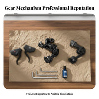 3x8 Gear Selector Kit Easy to Install 24 Speed Derailleur Set Mountain Bike Groupset Ergonomic Design Mountain Bike Gear