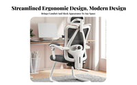 Reclining Office Chair with Footrest resting Function Ergonomic Recliner with Footrest 360-Degree rotate SGS Certified