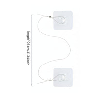 Metal Adjusters Wire Rope Strap Kit Clear Patches Furniture Anti Tip Strap Kit