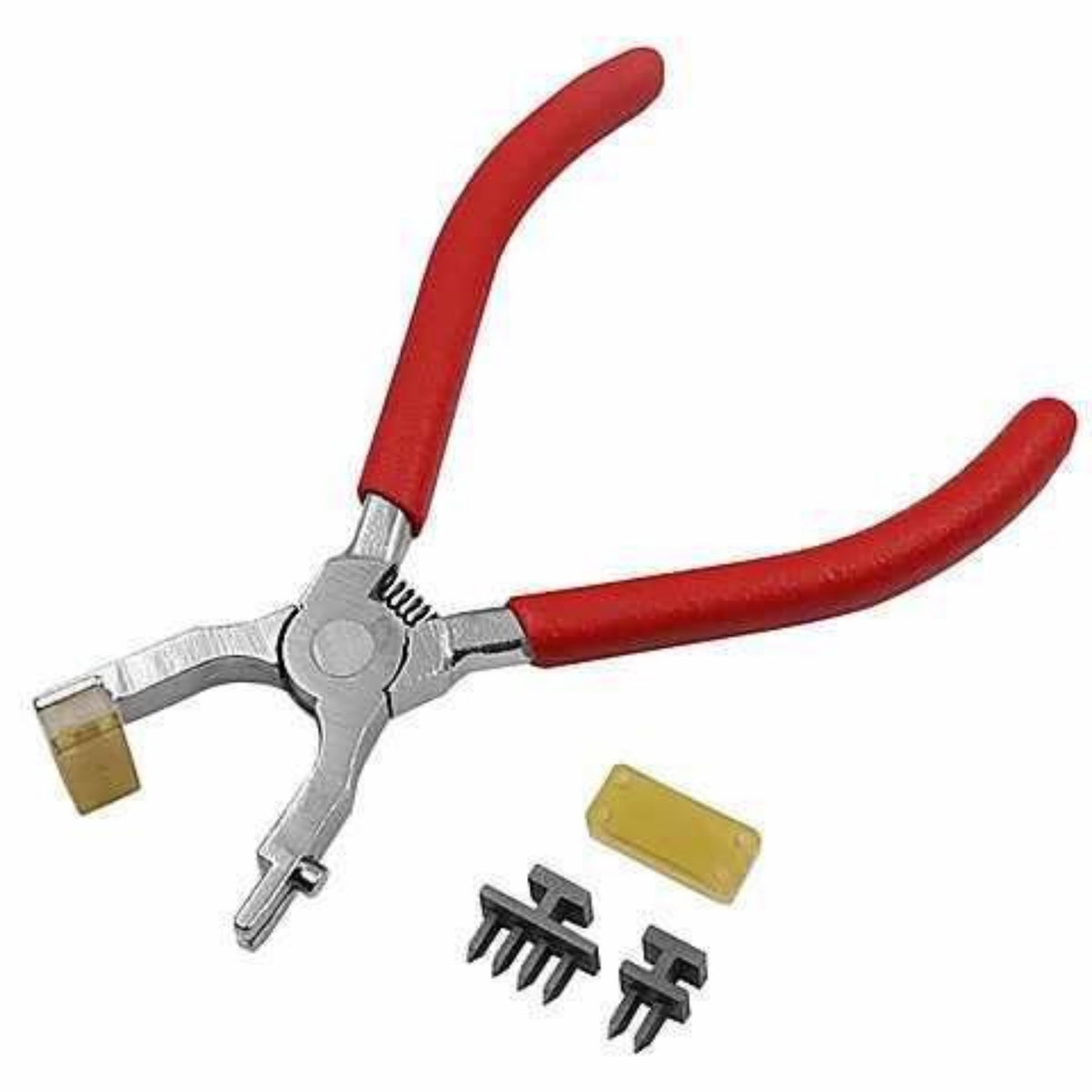 Leather Punching Plier Clamp-Style Leather Punching Tool with Replaceable Head Pliers Hand-Operated Heavy Duty