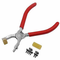 Leather Punching Plier Clamp-Style Leather Punching Tool with Replaceable Head Pliers Hand-Operated Heavy Duty