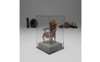 Zinc Alloy 1:12 Scale Chair Lightweight European Backrest Chair Realistic Details Dollhouse Armchair Wear Resistant