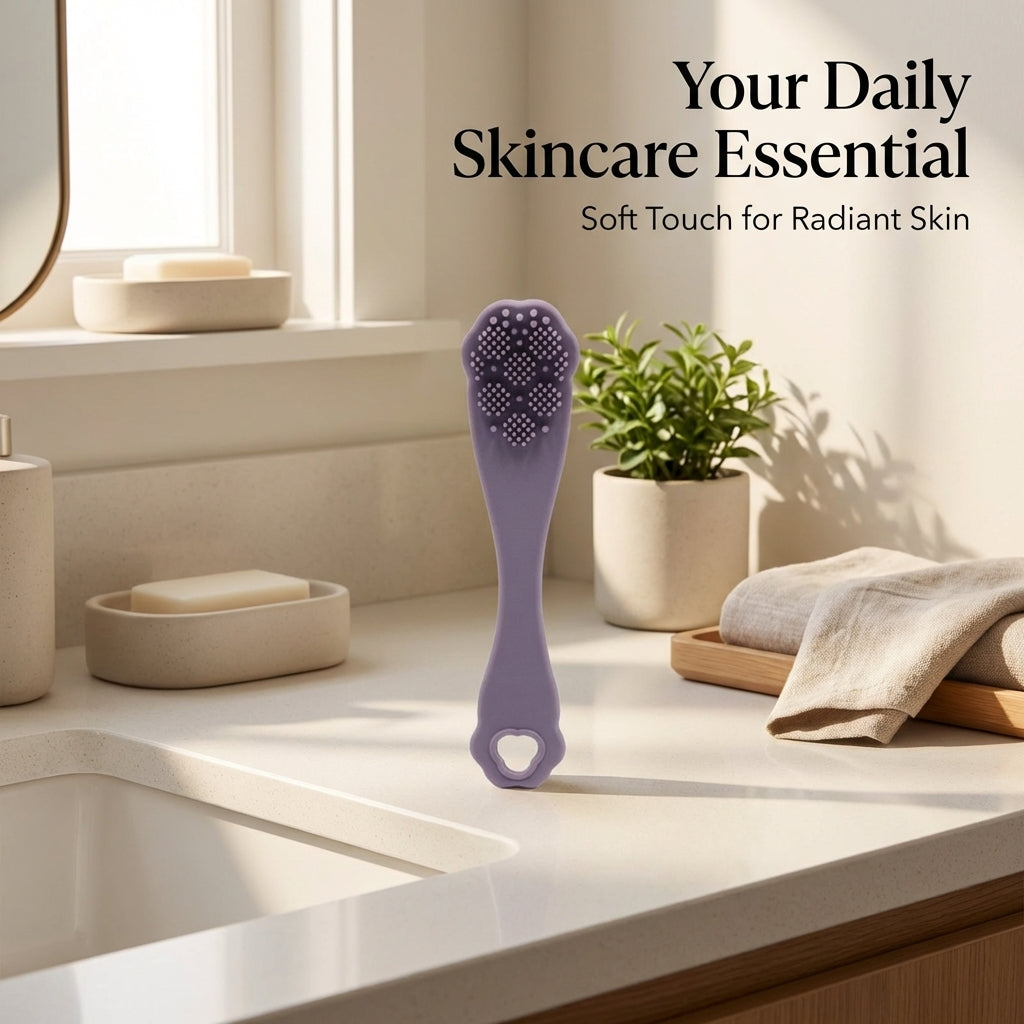 Pore Cleansing Brush for Blackheads, Soft Facial with Nose Cleaning Manual for General Use