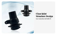 Flexible Rotation Rotating Pool Cleaner Part Flared Base Pool Cleaner Replacement Part Mounting Tabs Rotating Connector Through-Hole