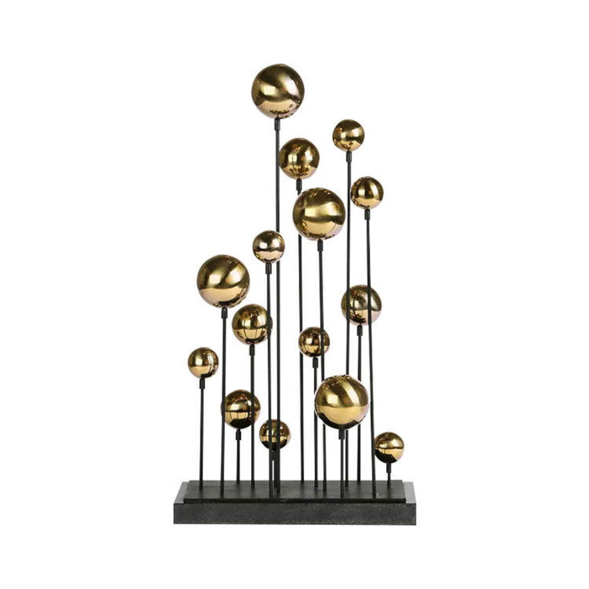 Tabletop Sculpture Aesthetic Geometric Sculpture Sleek Abstract Statue for Homeowners, Office