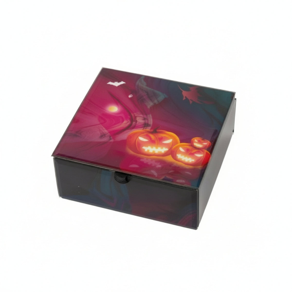 Pumpkin Small-Sized Storage Box Storage Box with Hinged Lid Festive for Tabletop