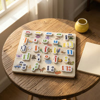 Matching Drewniana Układanka Geometryczna Interactive Educational Puzzle Rozwojowa Puzzle Board Cognitive for Classroom