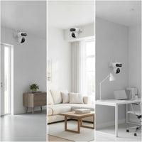 Wired twinLens Security Camera Wireless Camera with Antennas 2.4GHz Outdoor for Homeowners, Driveway, Storefront