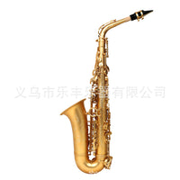 SLADE Alto Saxophone Eb Brass Body White Shell Keys Frosted Finish Gold Premium Set