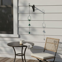 Cast Iron Wind Chime Clear Sound Home Decor Easy to Hang for Balcony