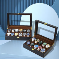 30-Slot Large Capacity Watch Display Tray for Live Streaming and Street Vending