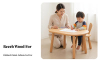 Fungi Theme kidney beanShaped Play Table Multi-Functional children's Furniture Rounded Corners young child Activity Desk Safety Design for Preschoolers, young children, Kindergarten, storytime Corner, Daycare, Classroom