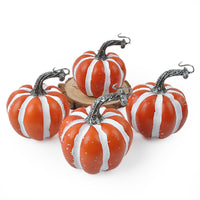Set of 10 Foam Pumpkin Models for Thanksgiving and Halloween Decor