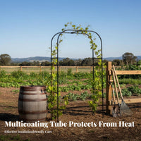 Climbing Plant Arch Weather-Resistant Garden Arbor Good Load-Bearing Easy Assembly for DIY Hobbyists, Partners, Walkway, Patio