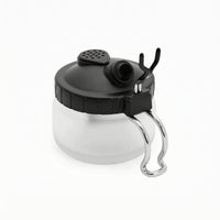 Transparent Airbrush Cleaning Bottle Compact Airbrush Bottle with Cap Sturdy Spill-Proof for Workbench, Workshop