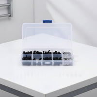 180 Pieces M3 M4 Screw and Nut Set Assorted Sizes M3 M4 Screw Assortment Commonly Used Parts Model Car Repair Set for Workshop