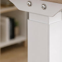 Height-Adjustable Desk Broad Base Standing Desk Flat Table Surface Furniture for Workplace