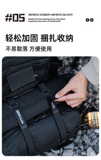 ShineTrip 05 Series Velcro Straps, Dense Nylon, Portable, Multi-purpose for Camping and Storage