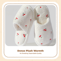 Indoor Plush House Shoes for Women, Warm, Cute, Non-Slip