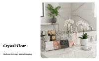 Tiered Cosmetic Stand Space-Saving Tiered Shelf Easy Assembly for Dressing Table