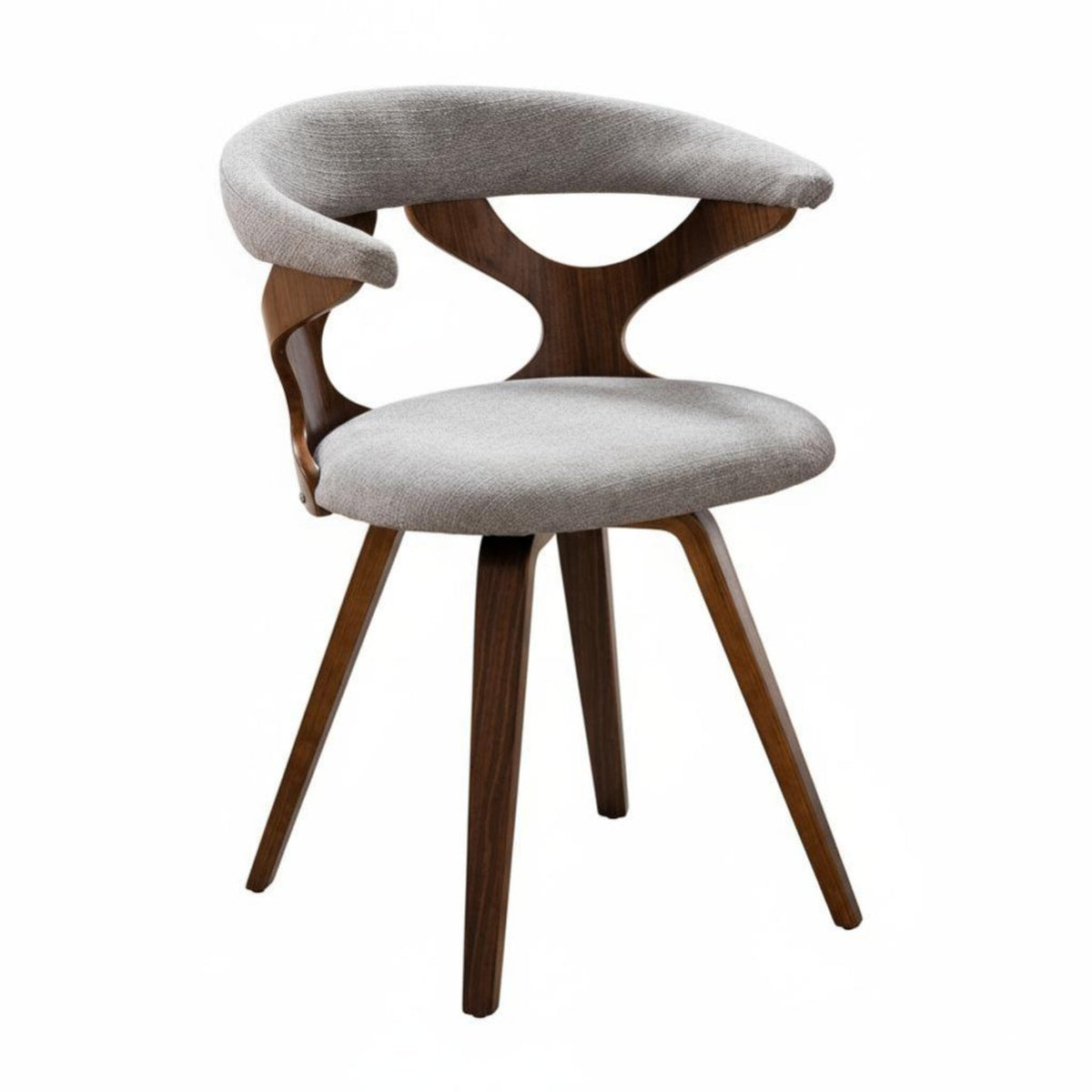 Swivel Curved Chair Nordic Design Swivel Barrel Chair Easy Assembly