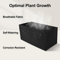 Sturdy Duty Grow Bags for Vegetables, Black Non-Woven Plant Grow Bags, Floor Standing Reusable Planter Liner for Home Gardening
