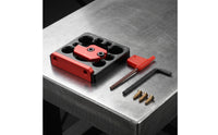 Adjustable Dowel Making Jig Aluminum Alloy Dowel Maker with Blades Sharp Blade Drill Attachment Heavy Duty for Woodworkers, Carpenters