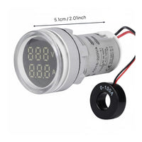 Multi-Function Voltmeter Ammeter Frequency Meter High-Brightness Display Alternating Current Digital Voltmeter Ammeter Energy Saving LED Digital Power