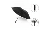 Water-Repellent Straight Umbrella with EVA Handle Oversized Long-Handle Umbrella with 8 Ribs Windproof Heavy Duty for Hotels