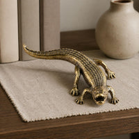 Brass Figurine Eye-Catching Brass Sculpture Long-Lasting