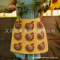 Crochet Chicken Egg Collecting Apron