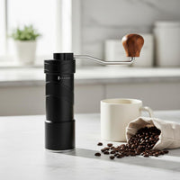 Manual Coffee Grinder Exact Grinding Hand Crank Coffee Mill Adjustable Burr Grinder Non-Slip Grip Kitchen Tool Easy to Clean