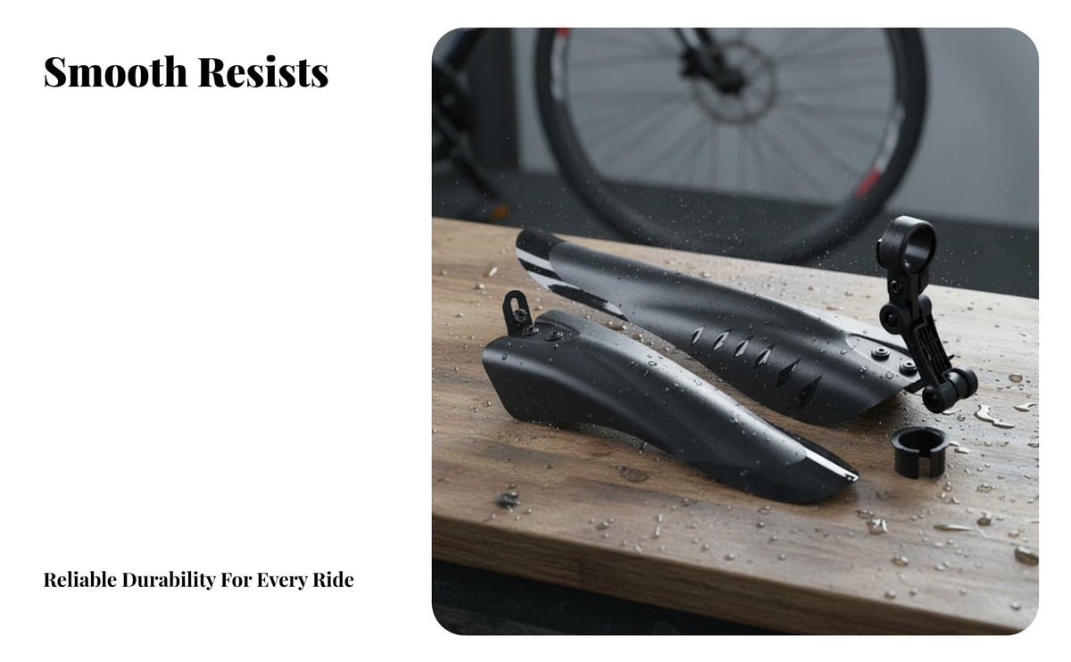 Mountain Bike Mudguard Set Flexible Material Front and Rear Bike Fenders Front and Rear Mudguards High Toughness