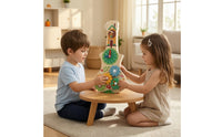 Wooden Busy Board with Clock Educational Violin Busy Board Sensory Learning Activity Child-Led Toy Fine Motor for Toddlers