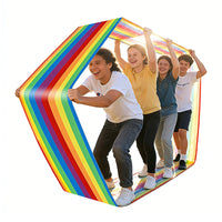 Rainbow Team Building Game Mat for Outdoor Activities