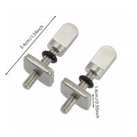 2 Pieces Stainless Fin Fastener Screw Paddleboard Fin Bolt Rust Resistant Watersports Hardware for Paddleboarders