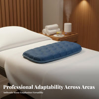 Oil Resistant Beauty Bed Pillow Easy to Clean Eyelash Extension Pillow Breathable for Salon Clients, Stomach Sleepers, Spas, Home