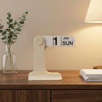 Desktop Flip Calendar Space Saving Date Board Reusable