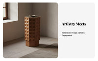 Imperfectly Perfect Aesthetic Aesthetic Irregular Shaped Coffee Table Vintage artistic Nightstand Sculptural Design Bedside Piece Minimalist for Interior Designers, Residents, Bedroom, Lounge Area, Office, Entryway