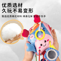 宝宝床挂抽抽乐新生儿拉拉乐抽纸拉绳玩具婴儿推车挂件