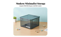Rectangular transparent container transparent small container versatile for Workshop, Crafters
