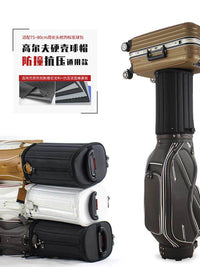 新品BSE高尔球包帽航空可托运球包帽抗压硬帽适合8-8.5"球包口径