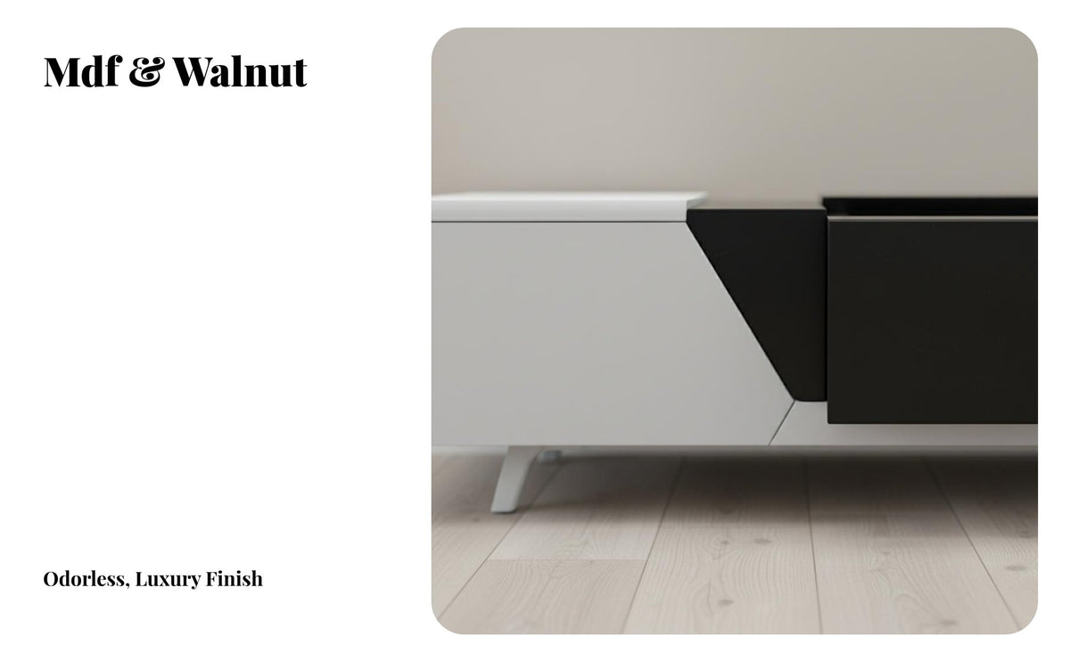 Electric Extreme Short Throw Display Device Console Quiet Extreme Short Throw Display Device Cabinet Anti-Pinch Feature Retractable TV Stand