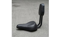 Bike Seat with Backrest Comfortable Cycle Saddle Padded Bike Seat with Back Support for Adults, Commuters, Casual Riding, Commuting