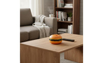 Hamburger Tissue Box Fun Design Burger Shaped Napkin Holder for Desktop, Bedroom