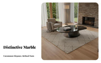 Light Luxury aesthetic Pebble-Shaped Centerpiece Minimalist Design Coffee Table Irregular Shape Living Room Furniture Italian Inspired for Interior Designers, Homeowners, Office Workers, Home, Lounge Area