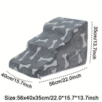 Pet Stairs with Printed Ramp for Small and Medium Dogs