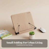 Adjustable literature Easel Foldable Laptop Riser Multi-Functional for Home, Cooks