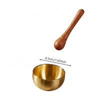 Mini Copper Singing Bowl Stress Relief Sound Bowl Set for Spa